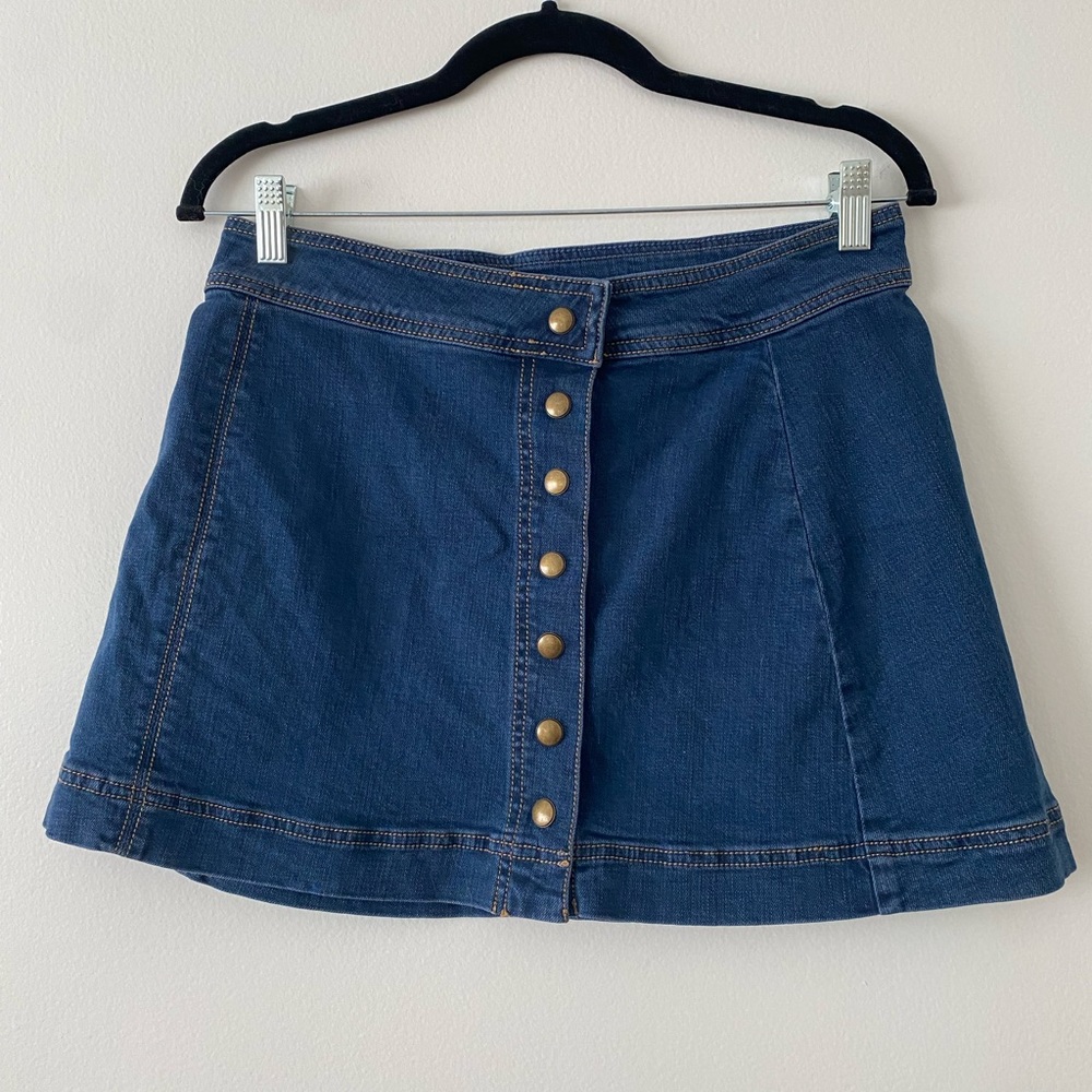 Free People Denim Skirt